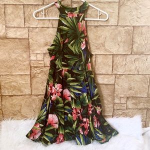 Hollister Floral Halter Top Dress